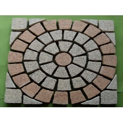 granite meshed pavers