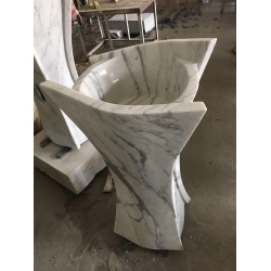  Special style marble sink for bathroom