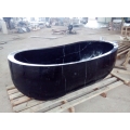 Cina Vasca da bagno in marmo nero pietra naturale solida
